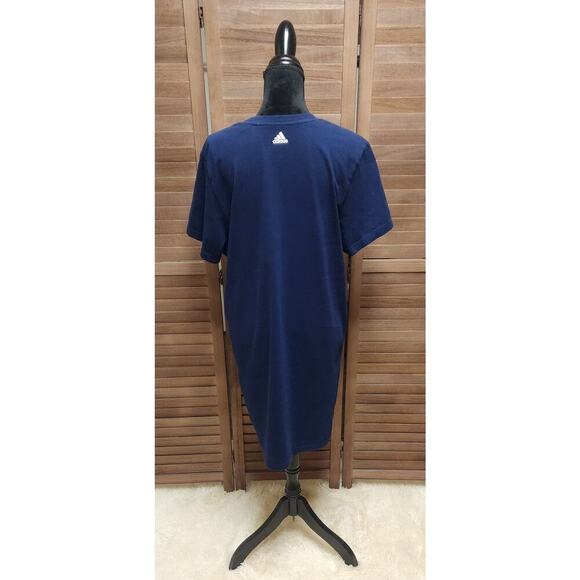 Adidas Women's Americana USA Navy Blue Cotton Tee T-Shirt Dress Size XL - Picture 7 of 8